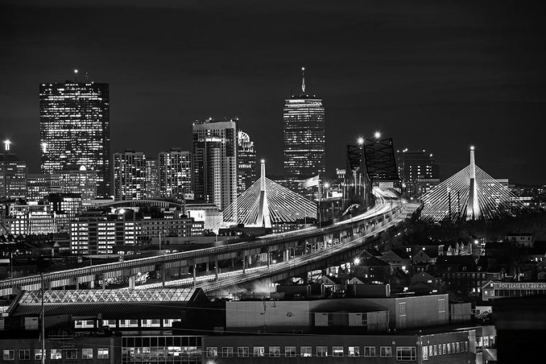 the boston skyline boston ma full zakim black and white toby mcguire 768x512 1